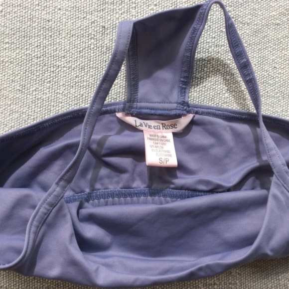 3 for $30 La vie en rose lilac sports bra sz SM - Picture 3 of 3